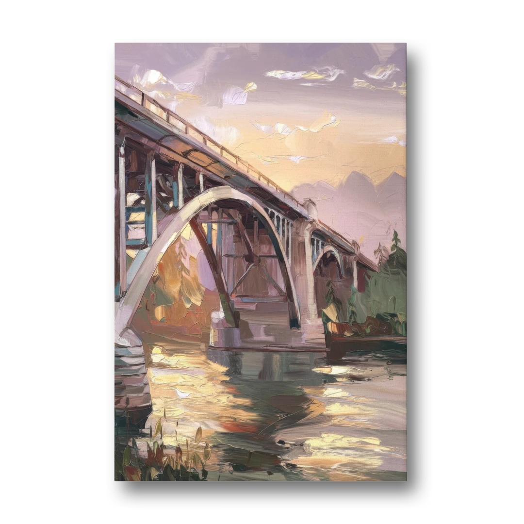 Spokane Historic Landmarks - Canvas Wall Art - Front