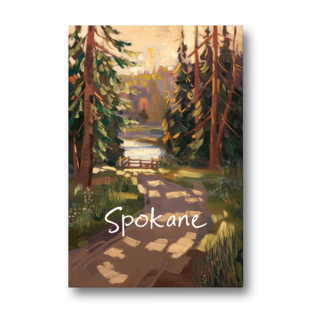 Spokane Nature Trails - Canvas Wall Art - Front