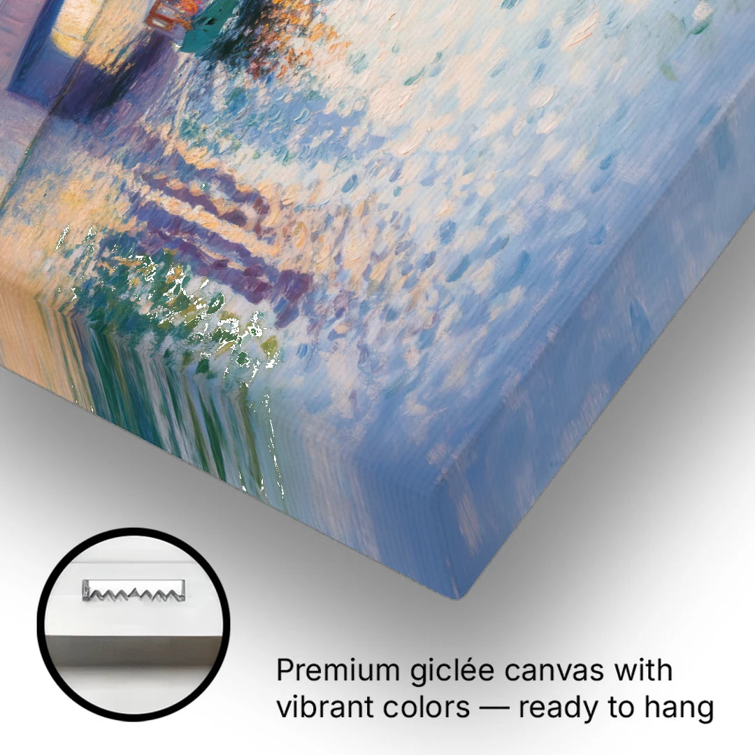 Spree River Moments - Canvas Wall Art - Gallery Wrap Corner