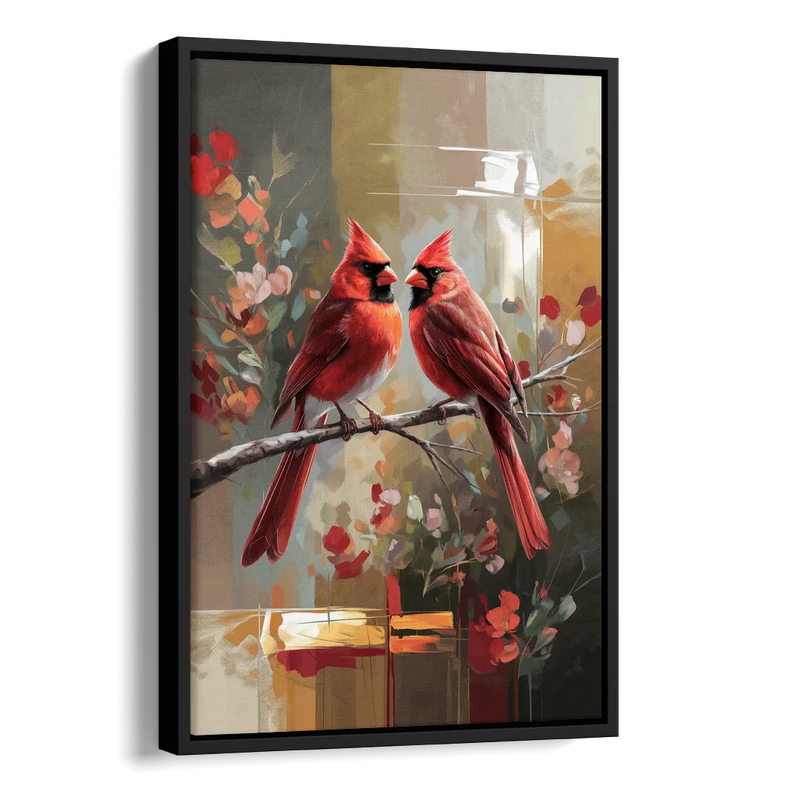 Springfield Cardinals Tribute Side - Black Canvas Wall Art