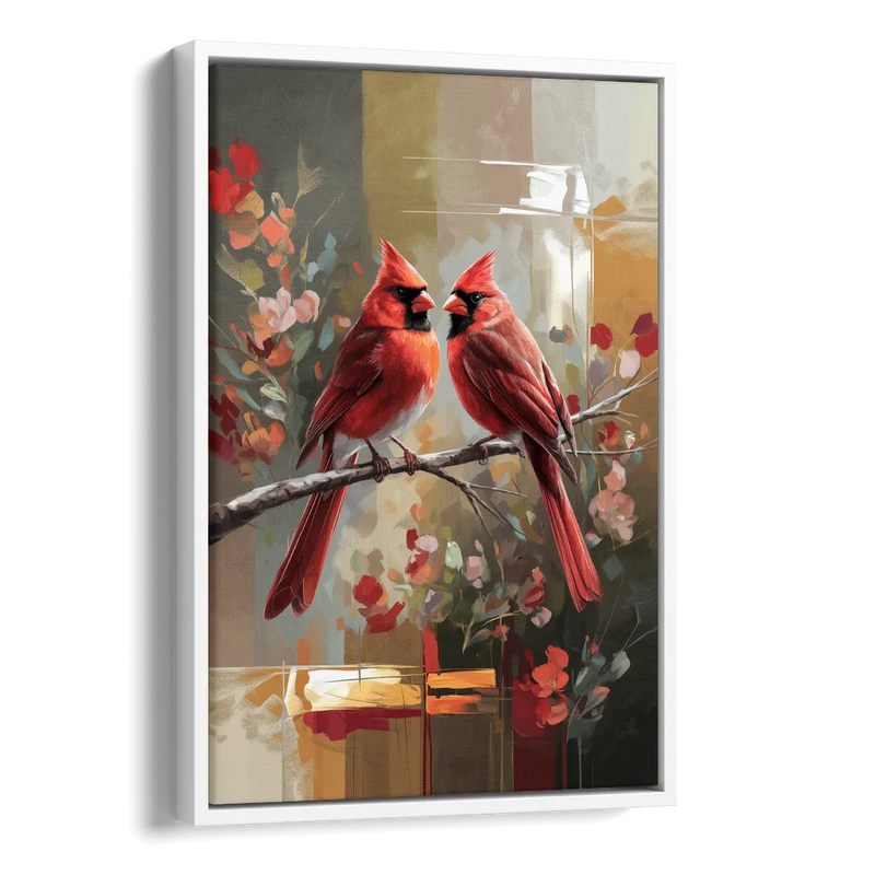 Springfield Cardinals Tribute Side - White Canvas Wall Art