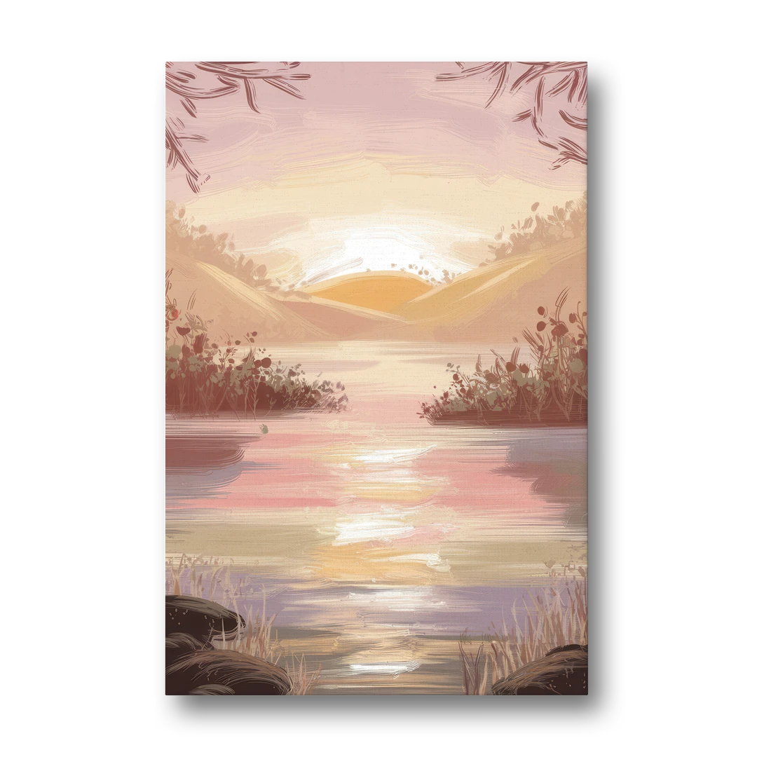Springfield Sunrise Landscape - Canvas Wall Art - Front