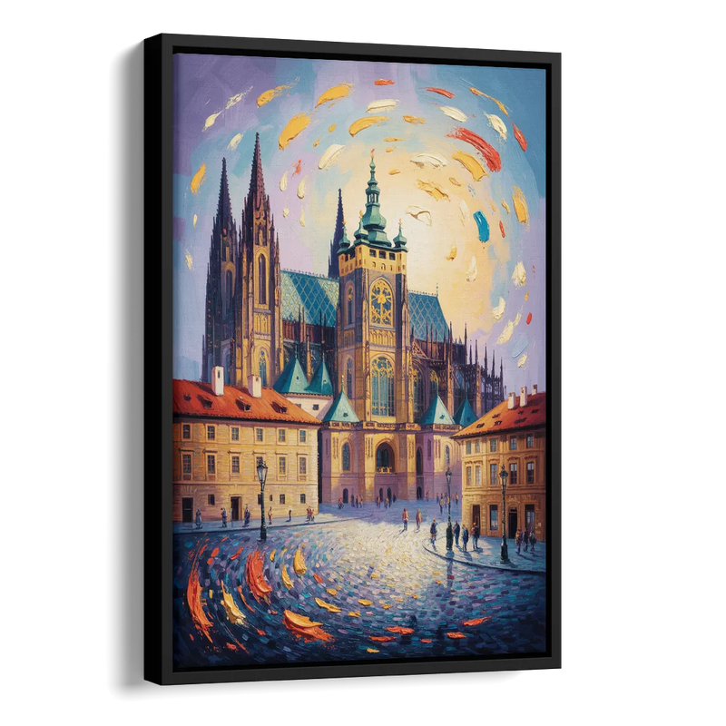 St. Vitus Cathedral Majesty Side - Black Canvas Wall Art