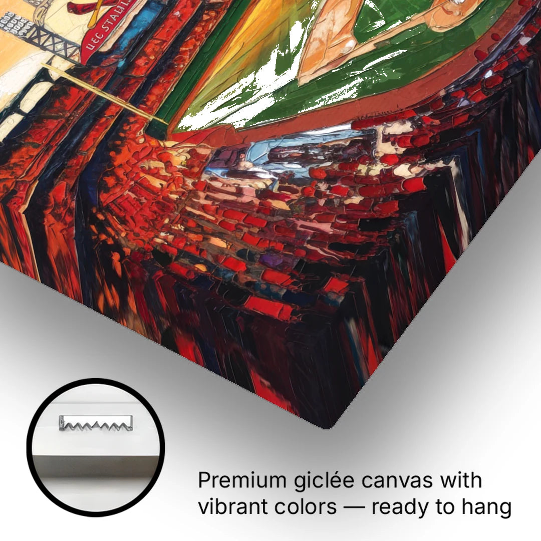 St. Louis Cardinals Busch Stadium - Canvas Wall Art - Gallery Wrap Corner