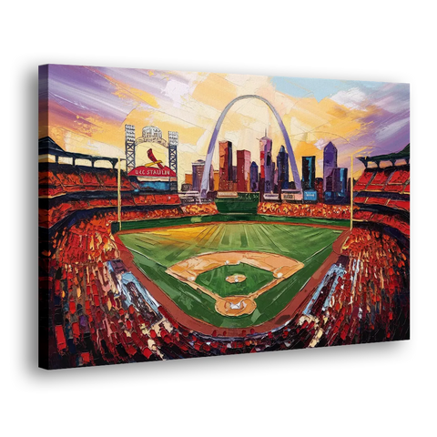 St. Louis Cardinals Busch Stadium - Canvas Wall Art