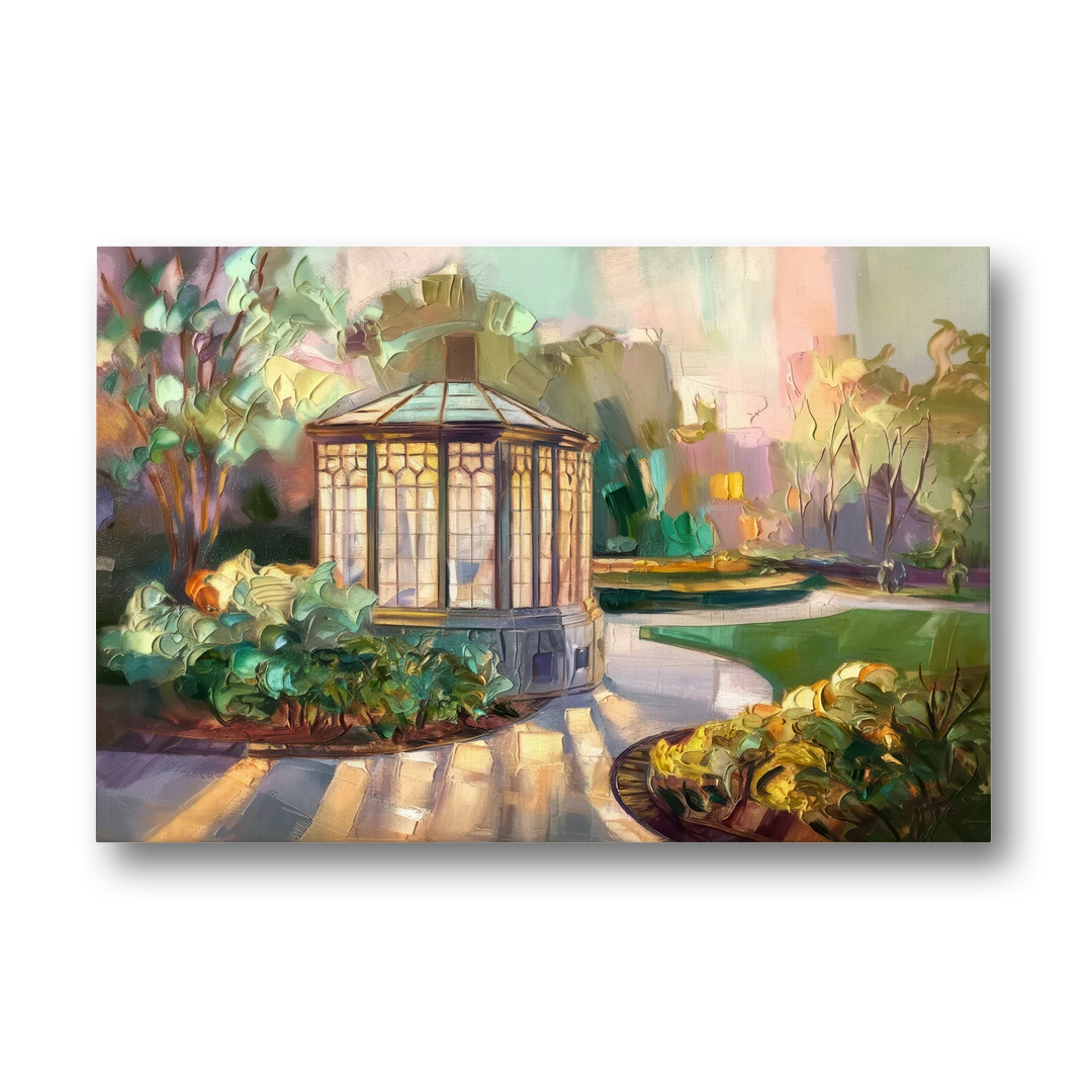 St. Louis Forest Park Landscape - Canvas Wall Art - Front