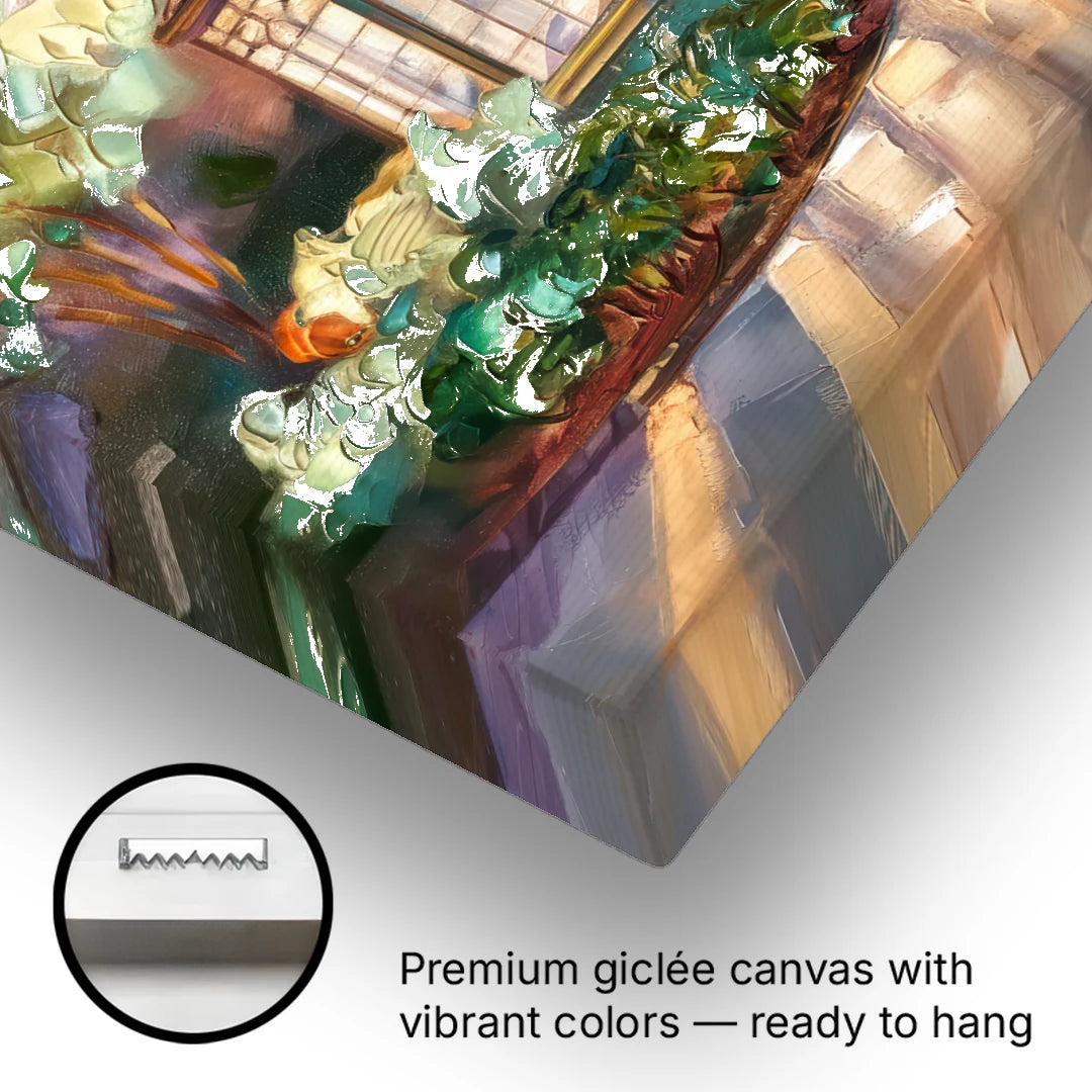 St. Louis Forest Park Landscape - Canvas Wall Art - Gallery Wrap Corner