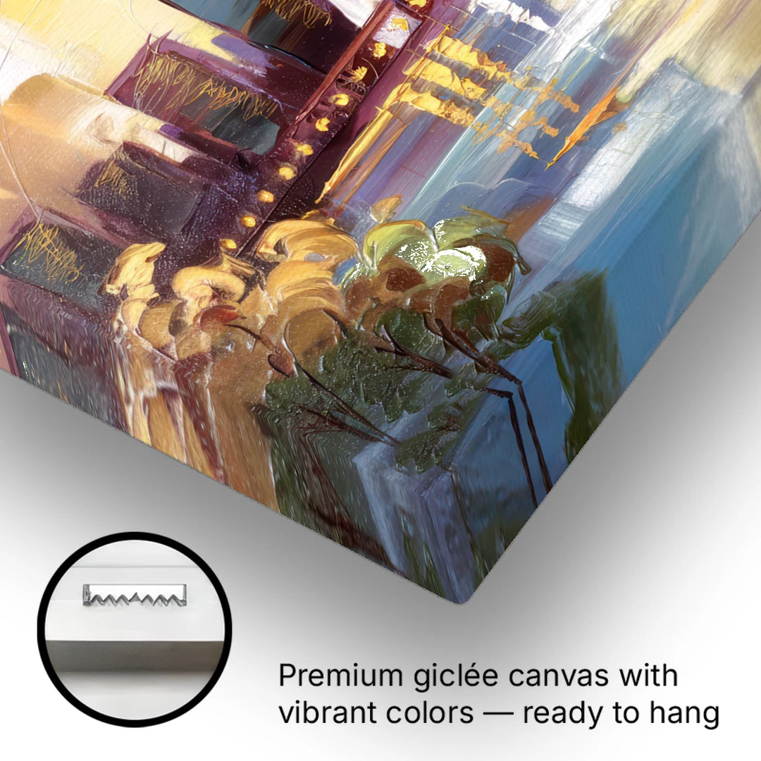 St. Louis Gateway Arch And City Lights - Canvas Wall Art - Gallery Wrap Corner