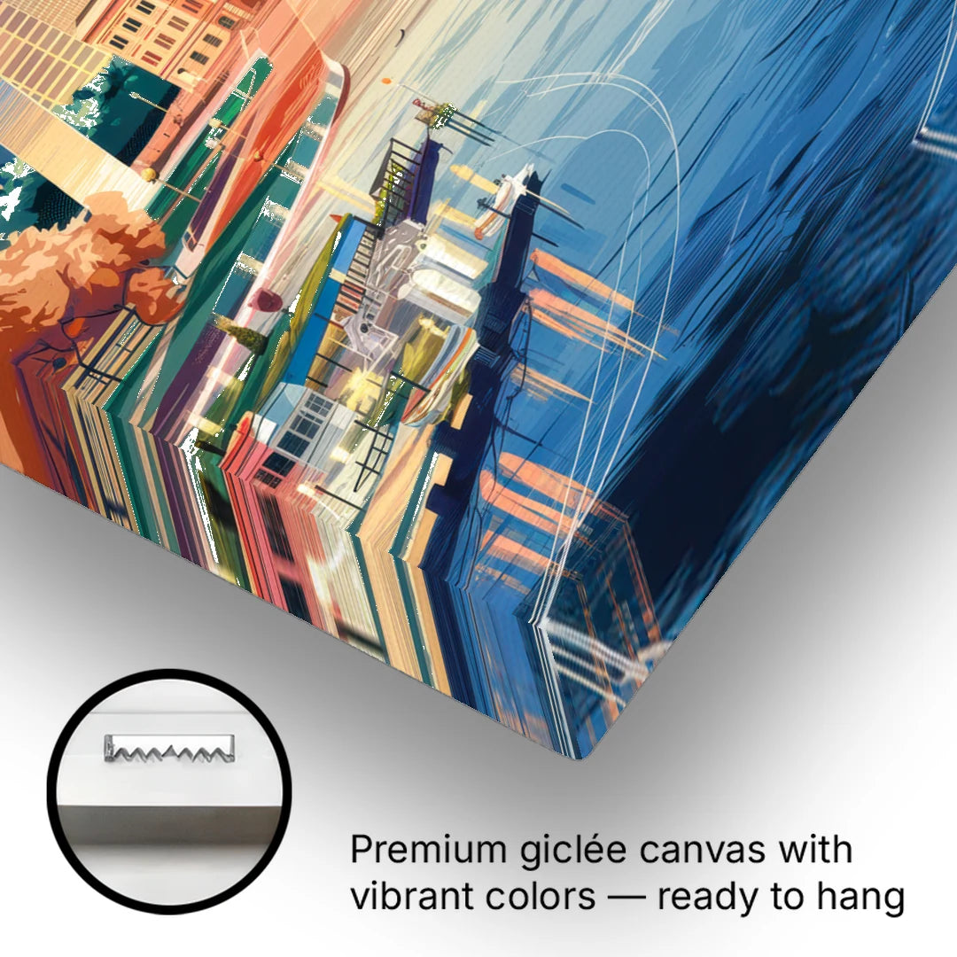 St. Louis Historic Landmarks - Canvas Wall Art - Gallery Wrap Corner