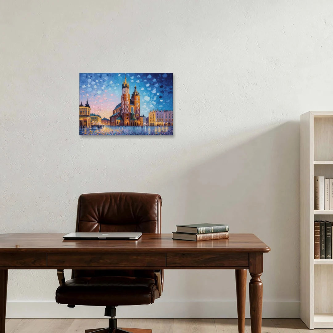 St. Mary's Basilica - Canvas Wall Art - Office - 24x16