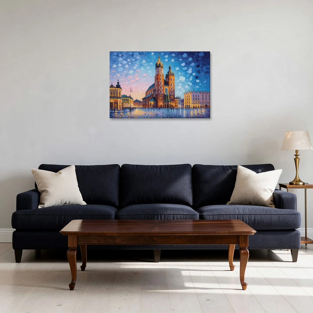 St. Mary's Basilica - Canvas Wall Art - Sofa - 30x20