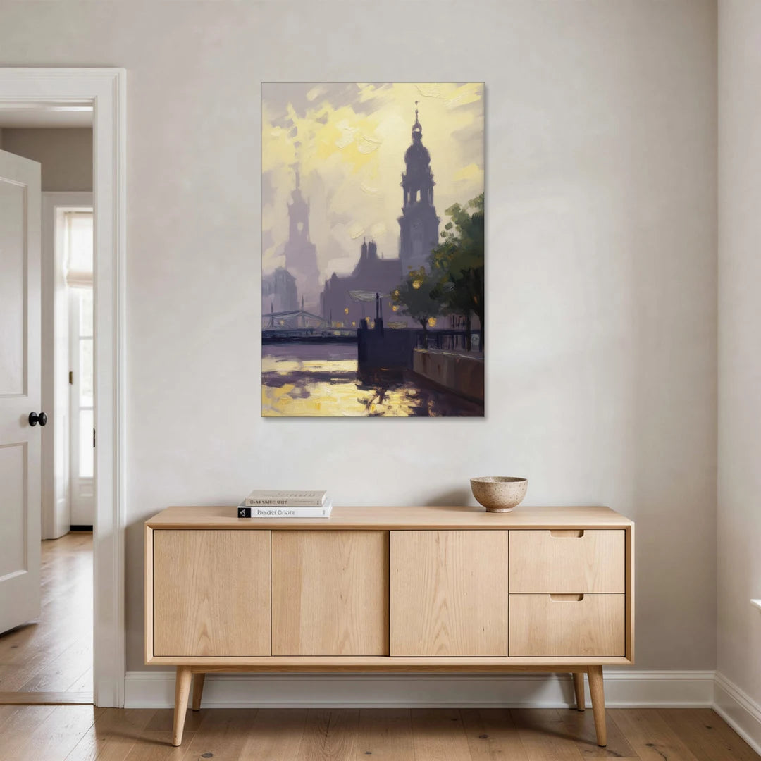 St. Michaelis Silhouette - Canvas Wall Art - Coffee Table - 32x48