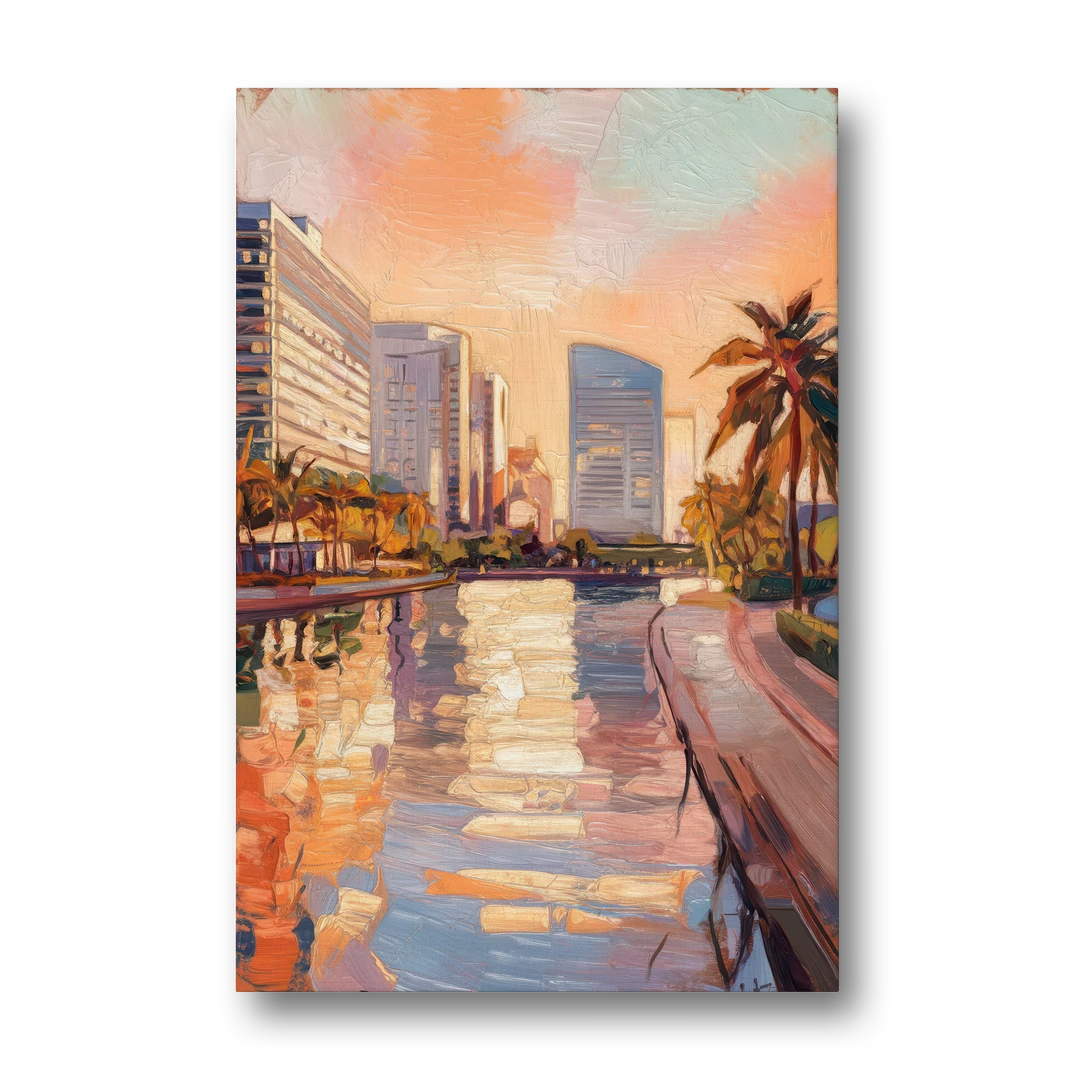 St. Petersburg Downtown Charm - Canvas Wall Art - Front