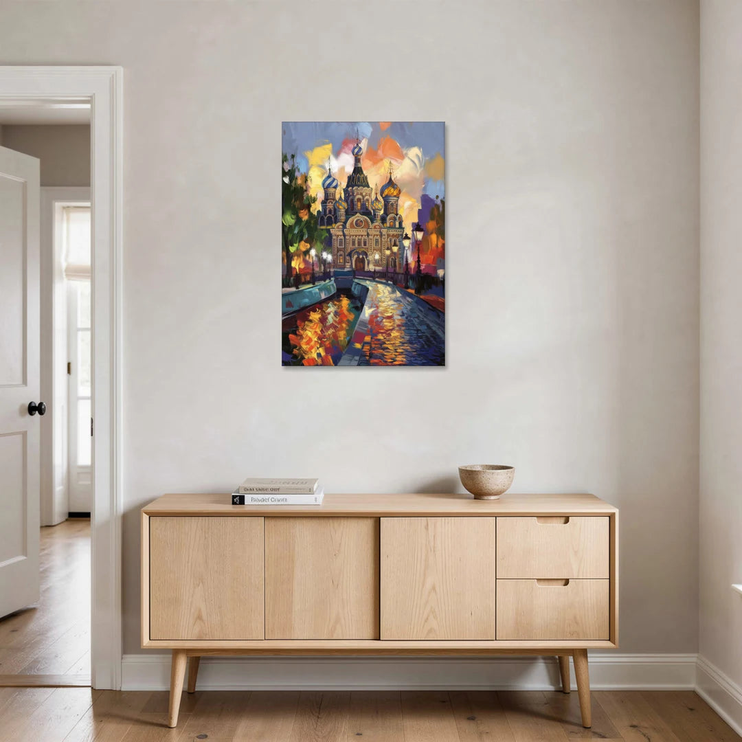 St. Petersburg Historic District - Canvas Wall Art - Coffee Table - 24x36