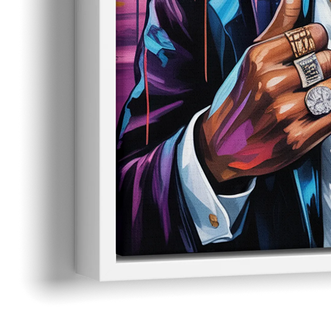 Stand Strong 2.0 - Close-Up White Frame Canvas