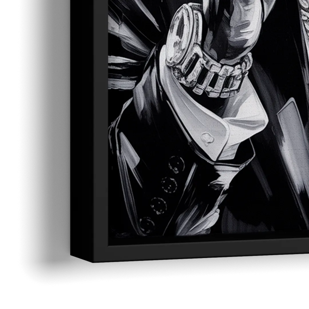 Stand Strong - Close-Up Black Frame Canvas