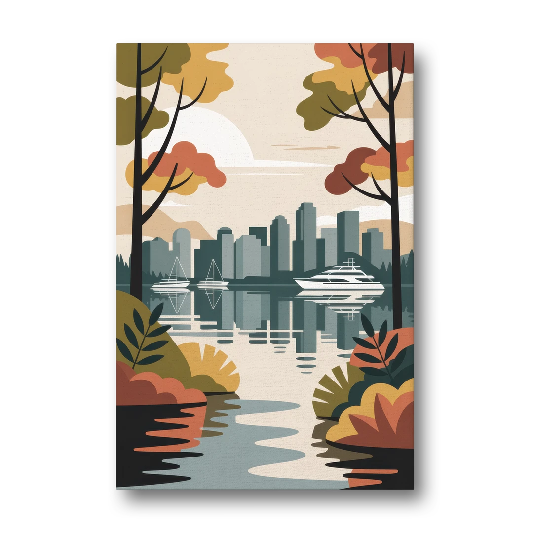 Stanley Park Seawall - Canvas Wall Art - Front