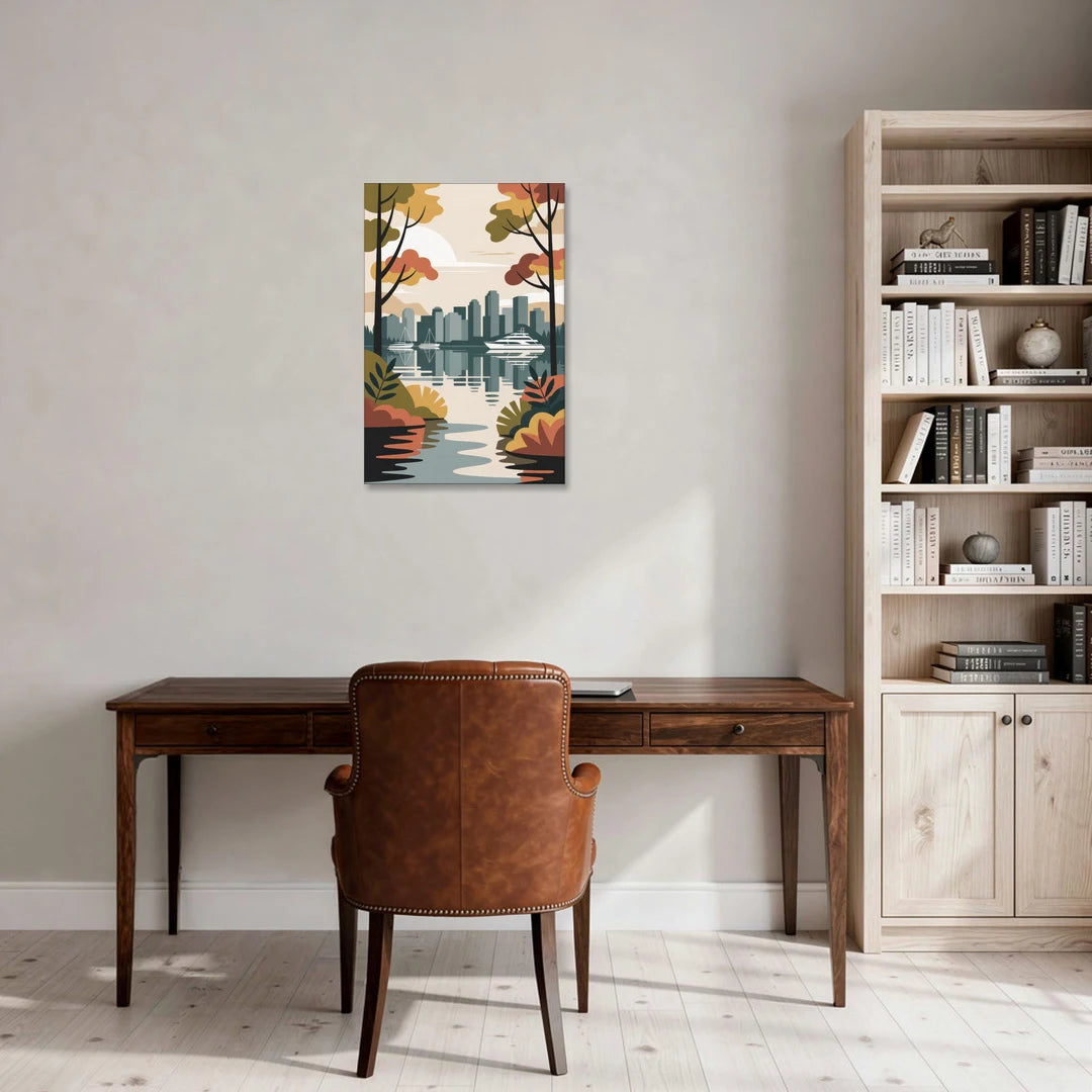 Stanley Park Seawall - Canvas Wall Art - Office - 20x30