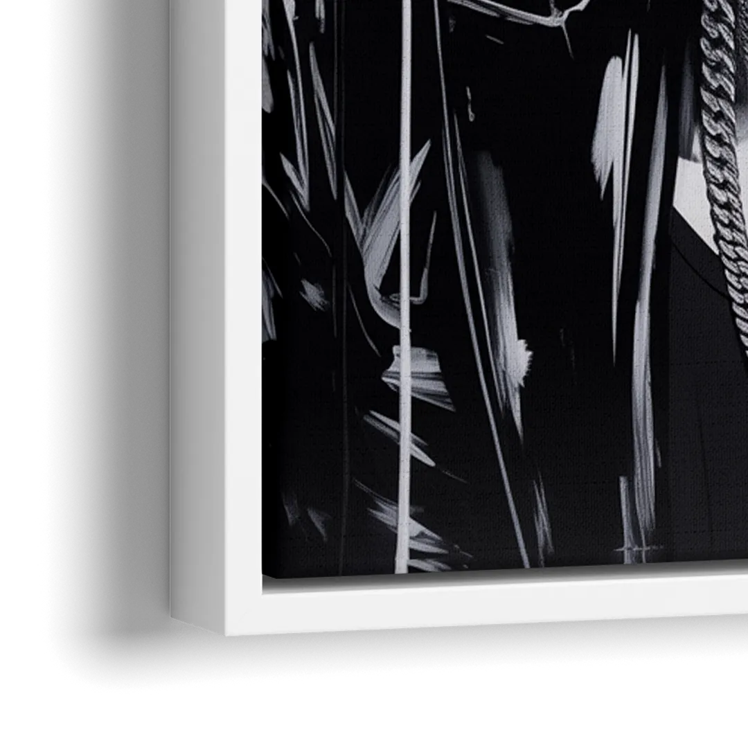 Star Light 2.0 - Close-Up White Frame Canvas