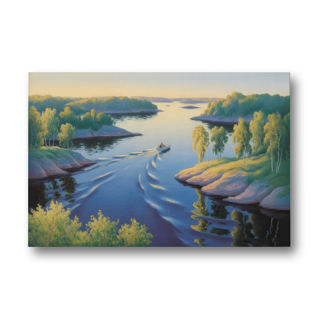 Stockholm Archipelago - Canvas Wall Art - Front