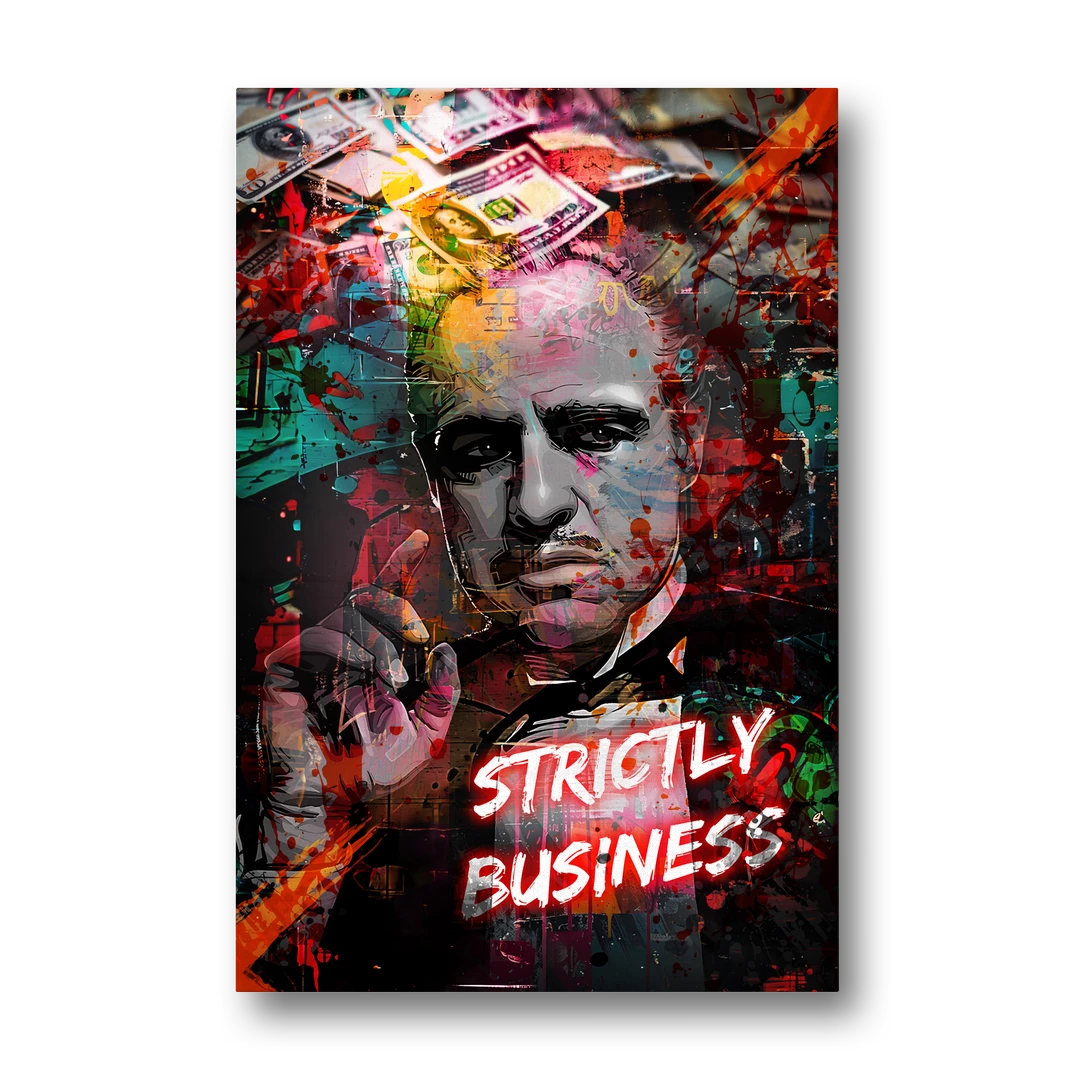 Strictly Business - Canvas Wall Art - Front