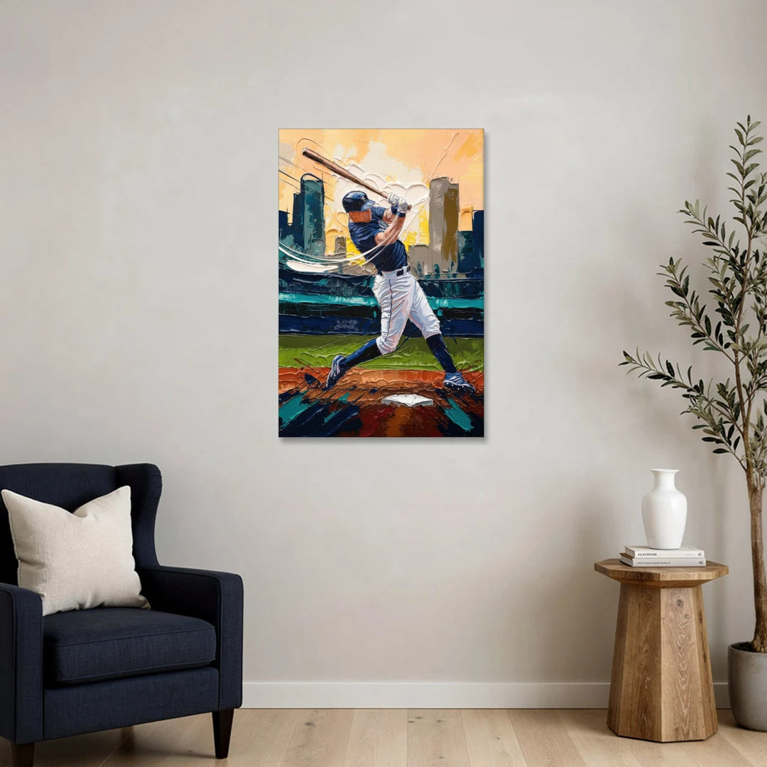 Tacoma Mariners Fan Tribute - Canvas Wall Art - Sofa - 24x36