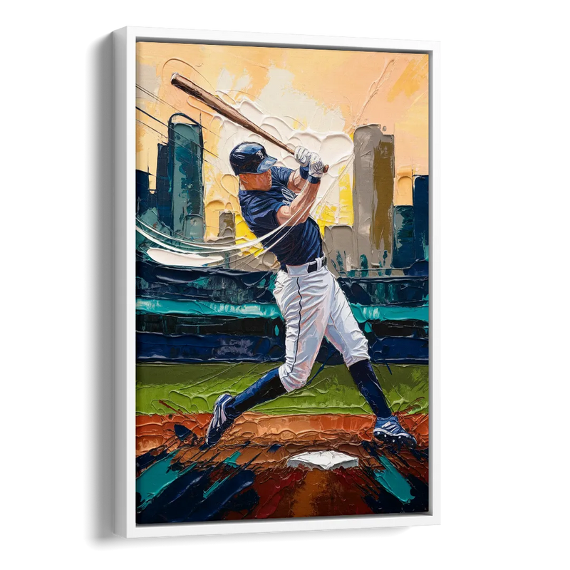 Tacoma Mariners Fan Tribute Side - White Canvas Wall Art