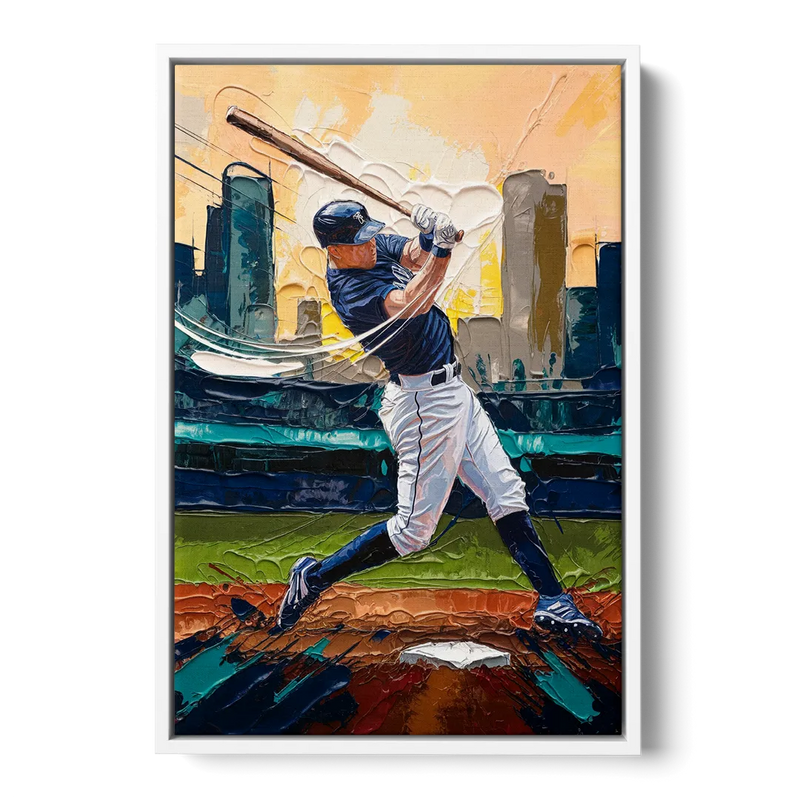 Tacoma Mariners Fan Tribute Front - White Canvas Wall Art