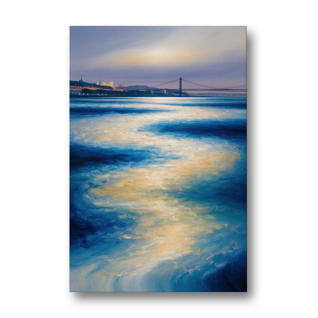 Tagus River Glow - Canvas Wall Art - Front