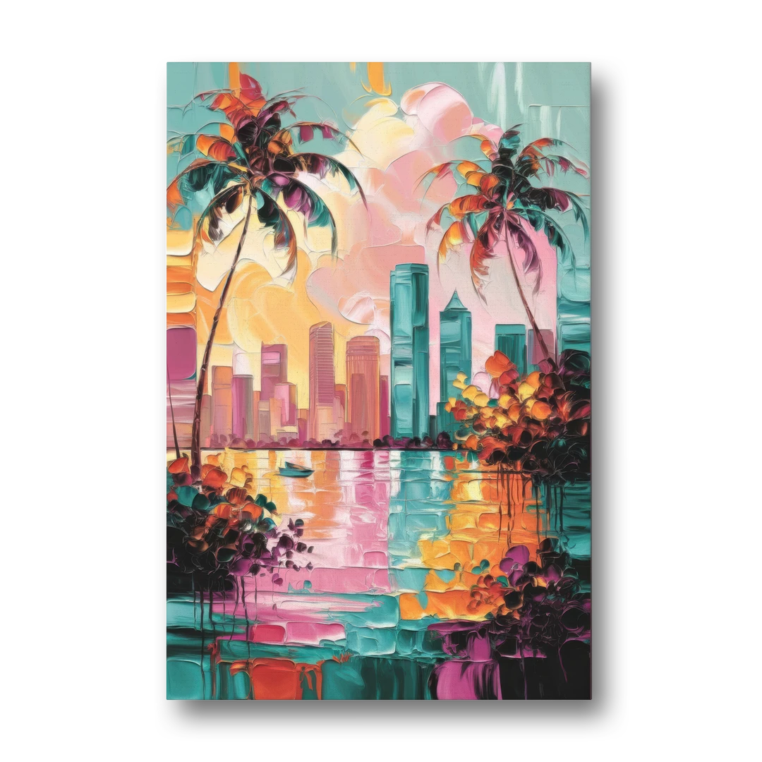 Tampa Bay Coastal Charm - Canvas Wall Art - Front