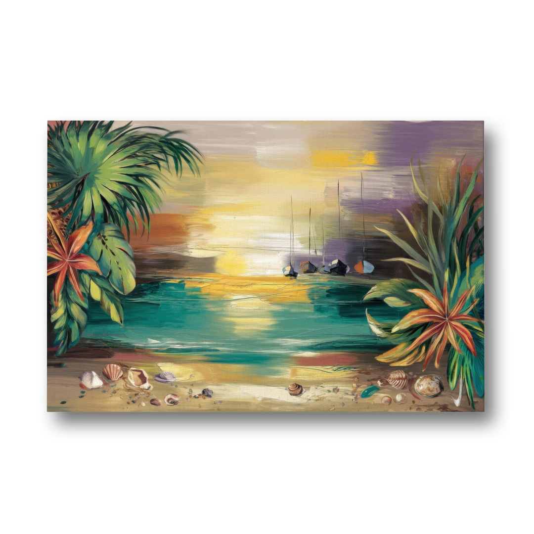 Tampa Waterfront Serenity - Canvas Wall Art - Front