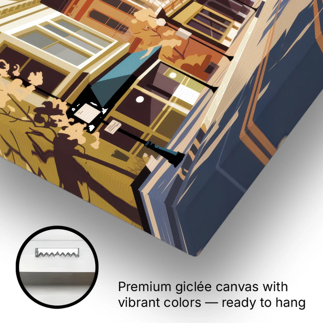 Telluride Historic Main Street - Canvas Wall Art - Gallery Wrap Corner