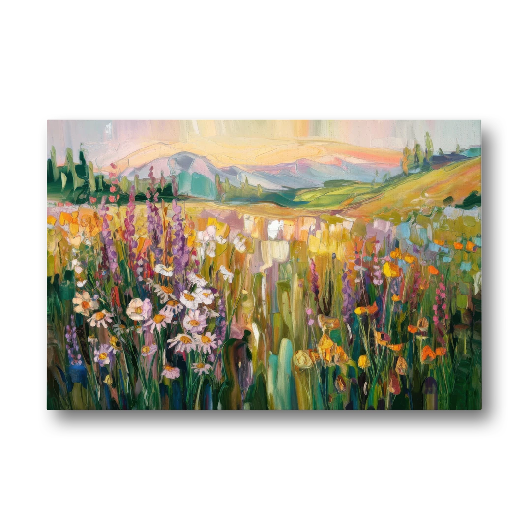 Telluride Summer Wildflowers - Canvas Wall Art - Front