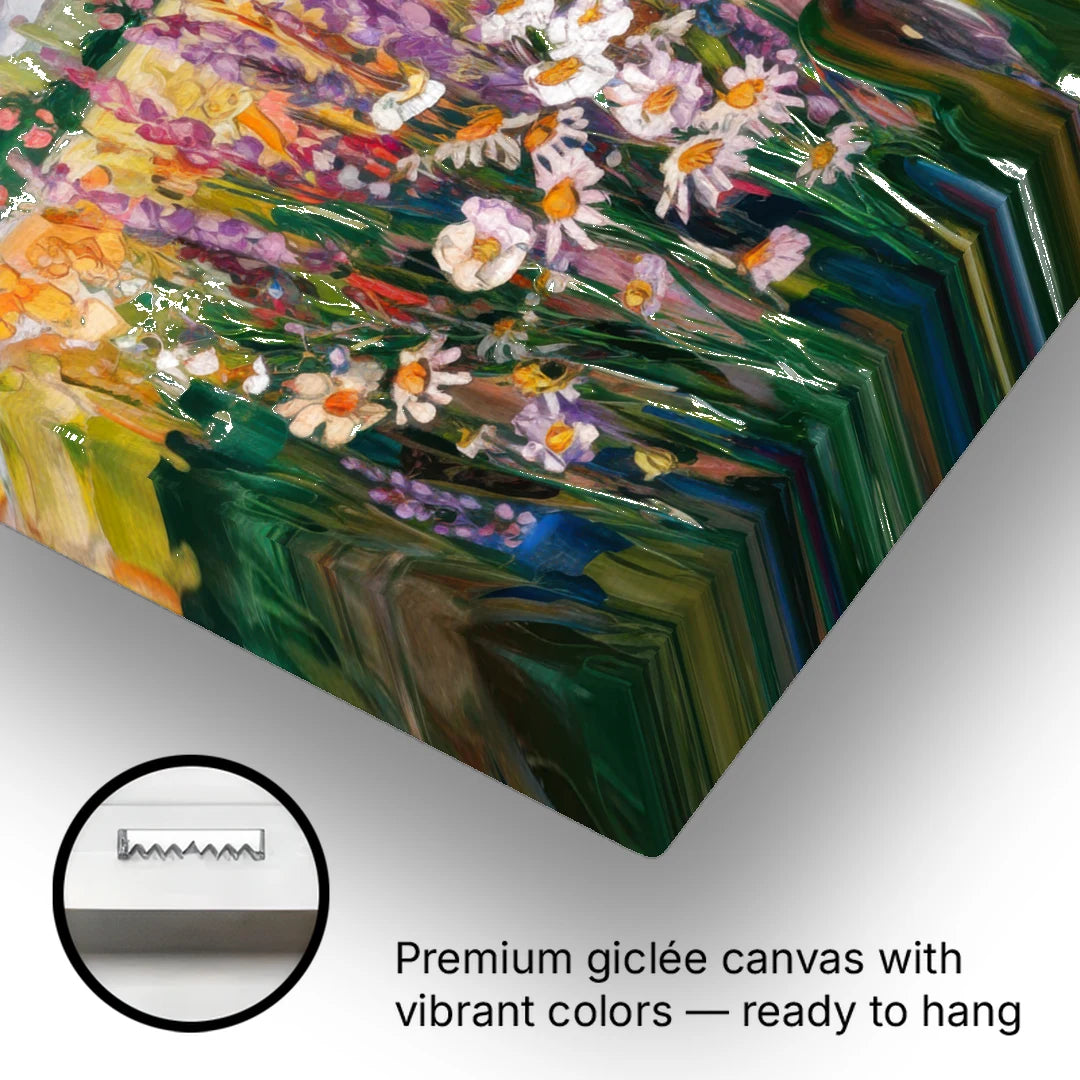 Telluride Summer Wildflowers - Canvas Wall Art - Gallery Wrap Corner