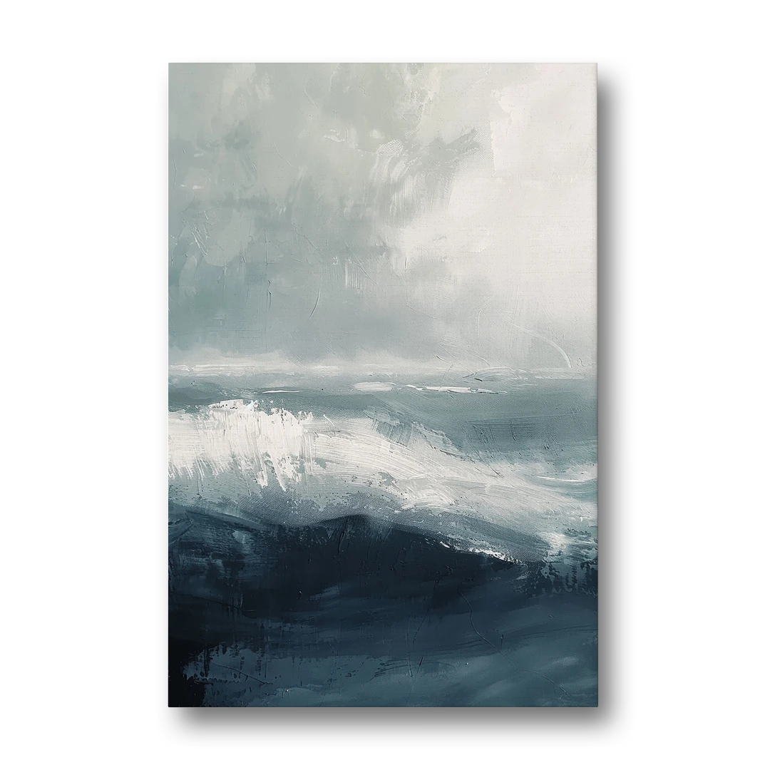 The Wave Breathes - Canvas Wall Art - Front