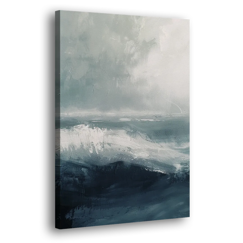 The Wave Breathes - Canvas Wall Art