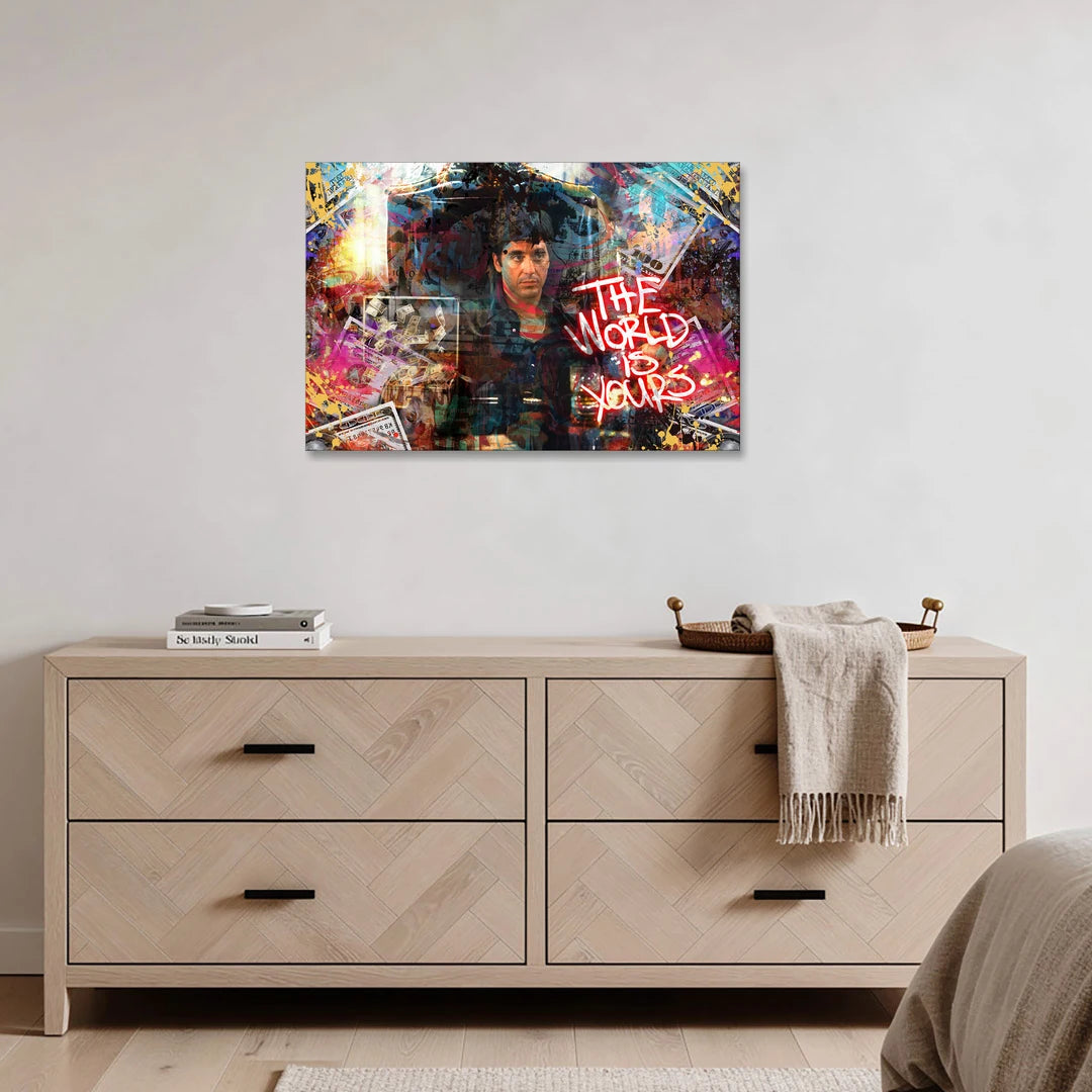 The World is Yours - Canvas Wall Art - Coffee Table - 36x24