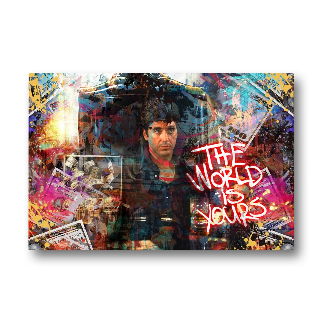 The World is Yours - Canvas Wall Art - Front