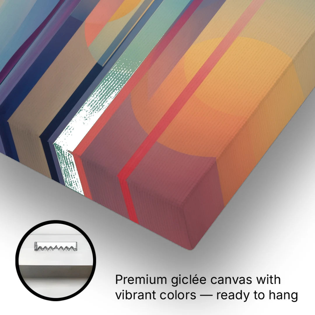 Thermaic Gulf Sunset - Canvas Wall Art - Gallery Wrap Corner