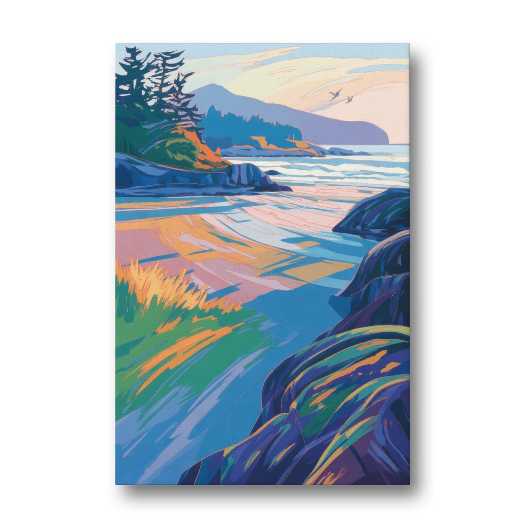 Tofino Coastline - Canvas Wall Art - Front
