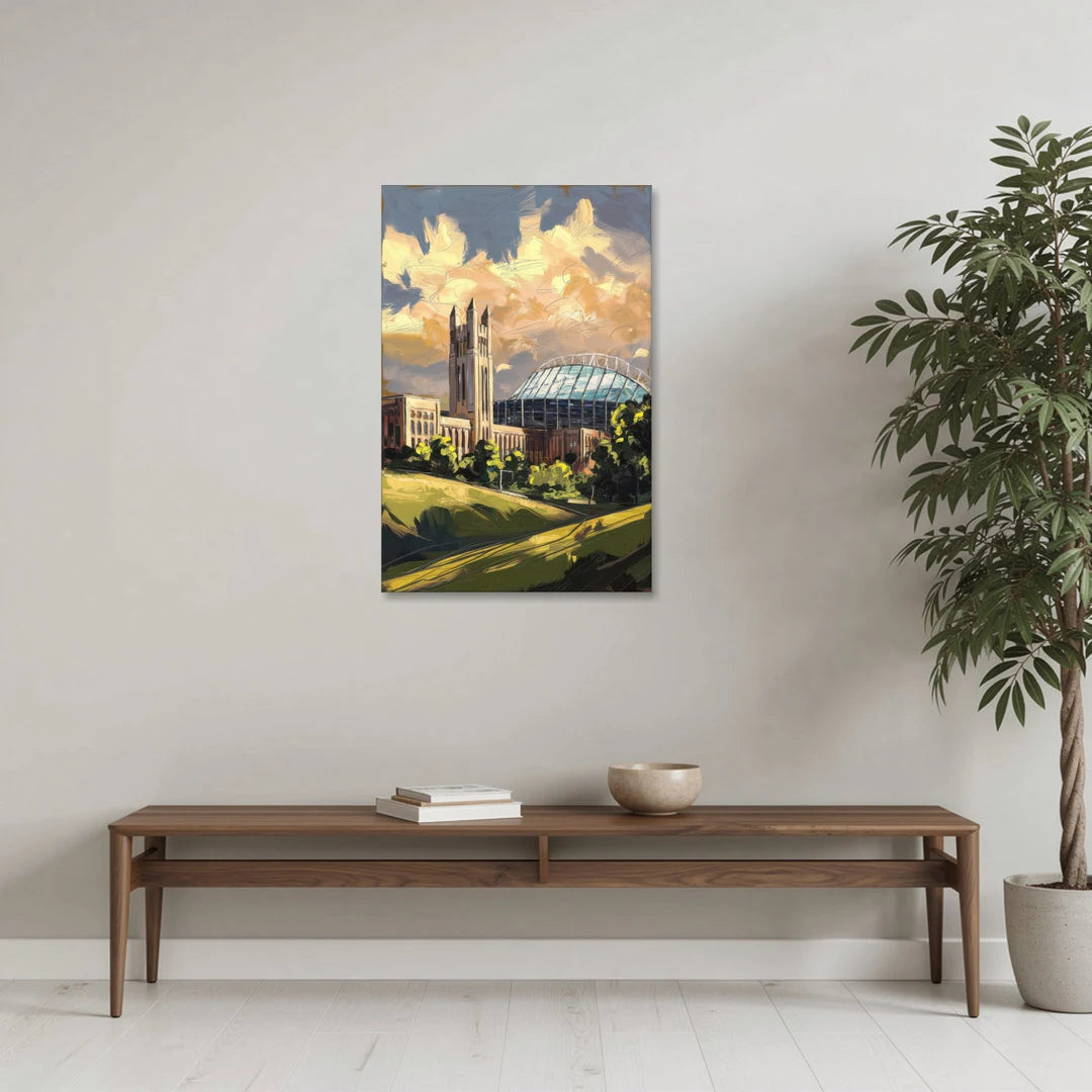 Toledo University Spirit - Canvas Wall Art - Coffee Table - 24x36