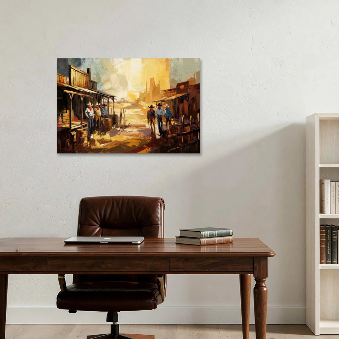 Tombstone Historic Landmarks - Canvas Wall Art - Office - 36x24