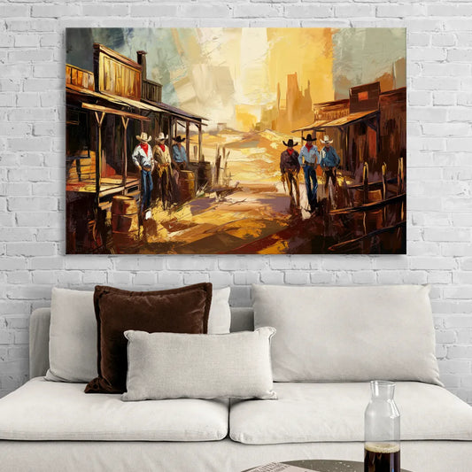 Tombstone Historic Landmarks Living Room - Canvas Wall Art