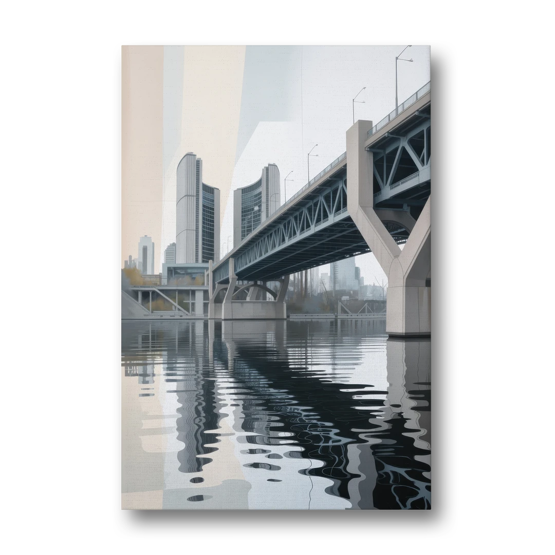 Toronto Cherry Street Bridge - Canvas Wall Art - Front