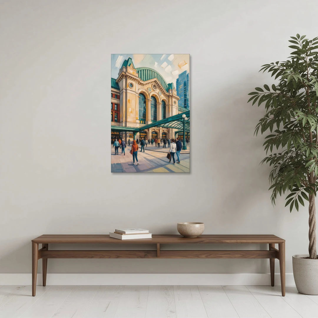 Toronto Union Station - Canvas Wall Art - Coffee Table - 24x36
