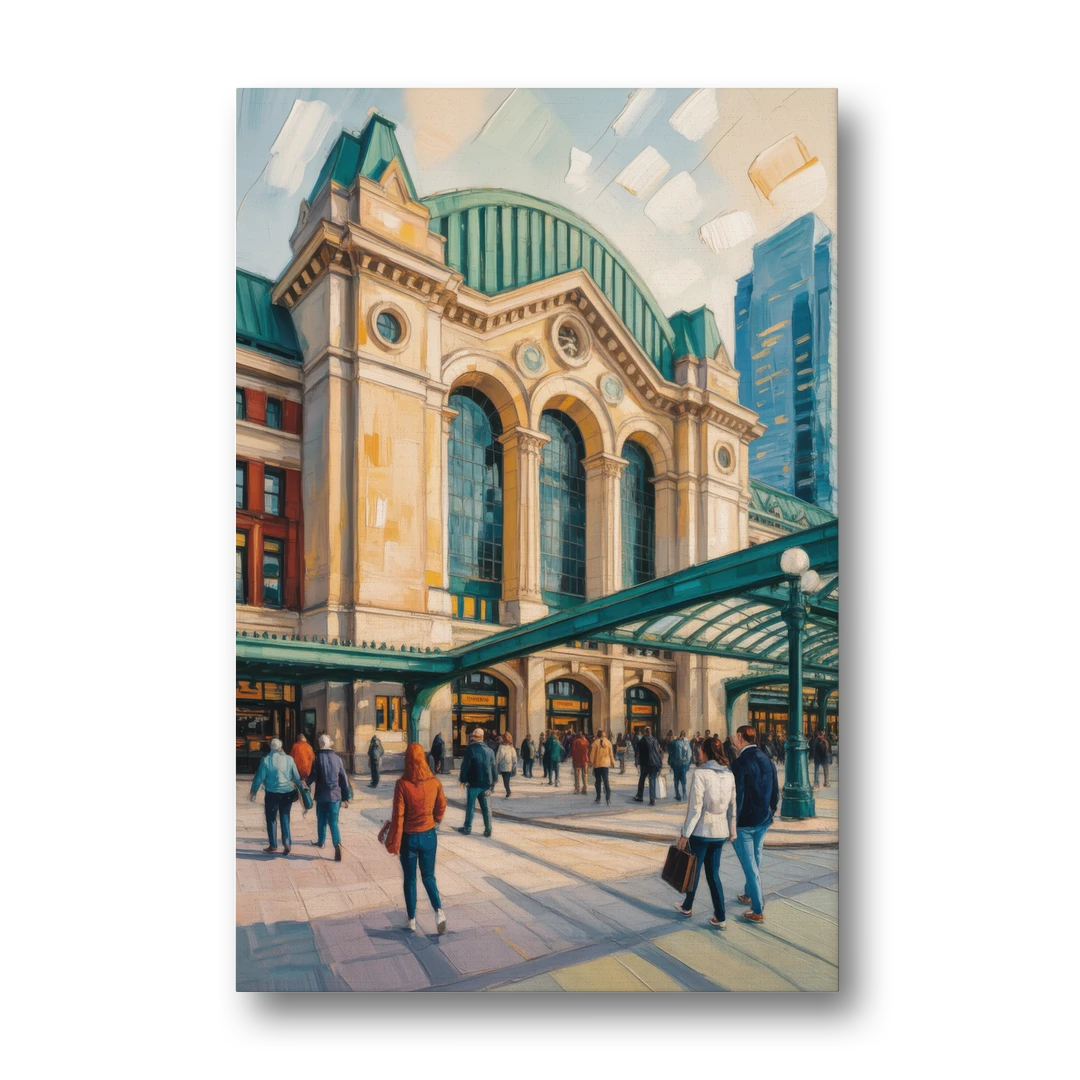 Toronto Union Station - Canvas Wall Art - Front