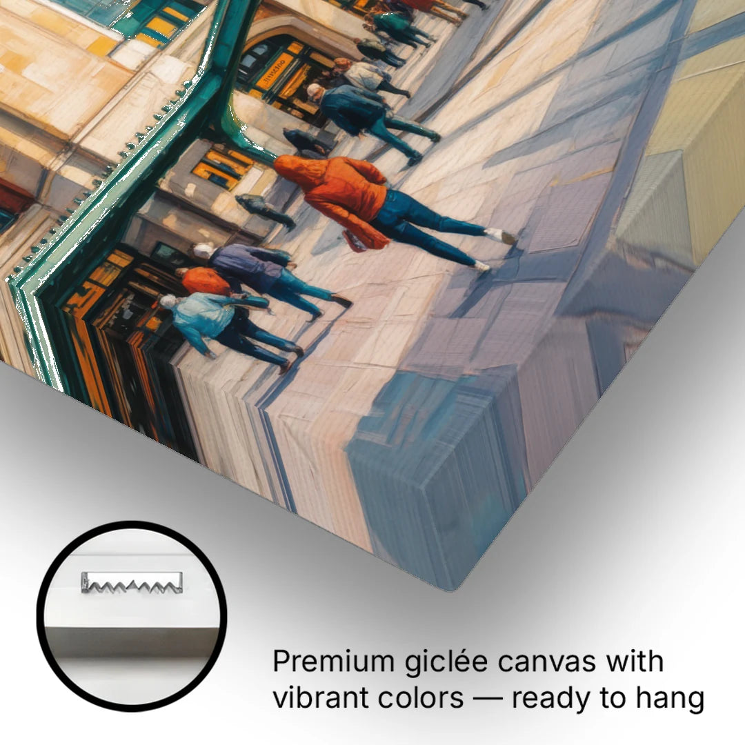 Toronto Union Station - Canvas Wall Art - Gallery Wrap Corner