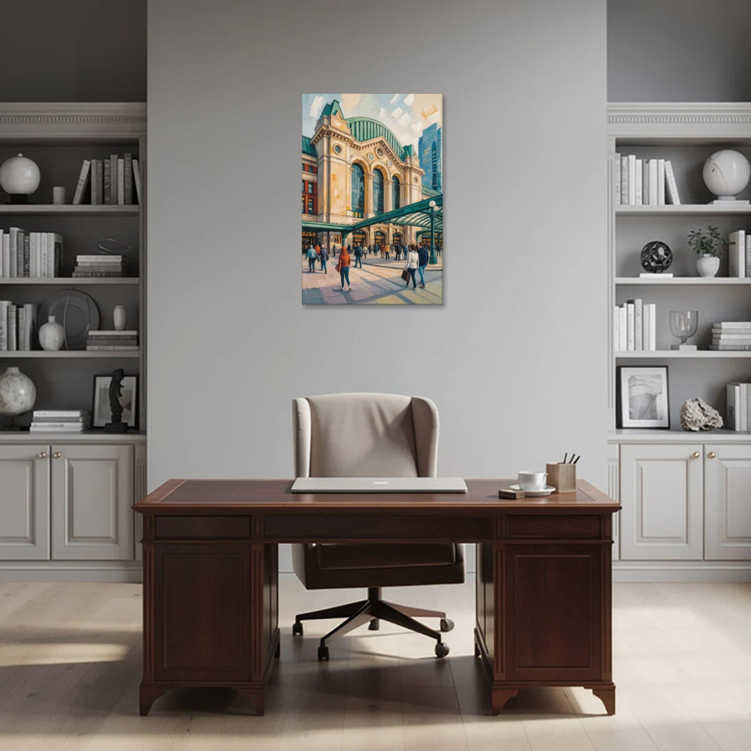 Toronto Union Station - Canvas Wall Art - Office - 24x36
