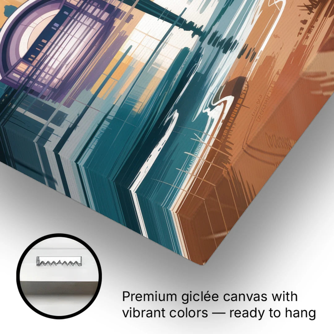 Toronto Waterfront - Canvas Wall Art - Gallery Wrap Corner