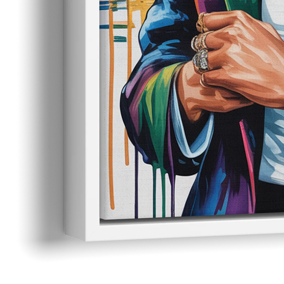 Trail Blaze - Close-Up White Frame Canvas